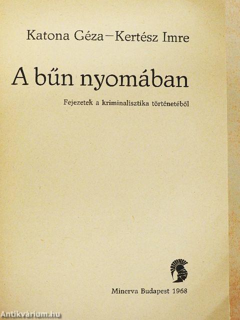 A bűn nyomában
