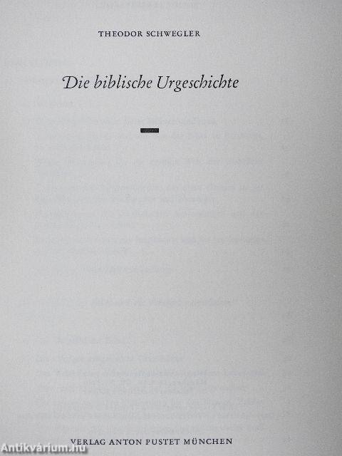 Die biblische Urgeschichte