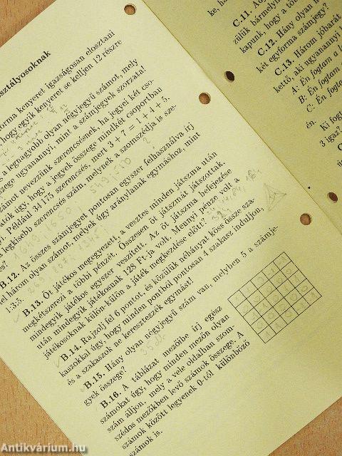 Abacus 1994, 1995, 1996 (vegyes számok) (15 db)