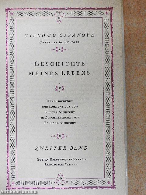 Geschichte meines Lebens 2. (töredék)