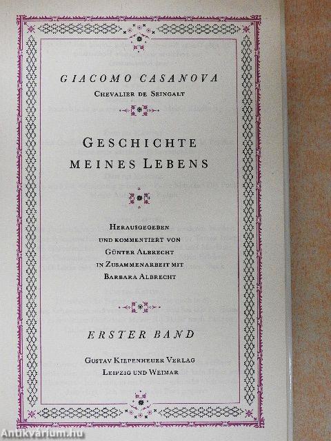 Geschichte meines Lebens 1. (töredék)