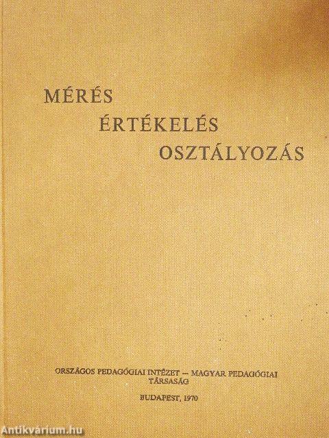 Mérés-értékelés-osztályozás