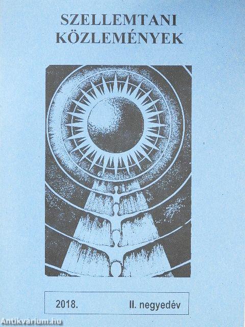 Szellemtani közlemények 2018. II. negyedév