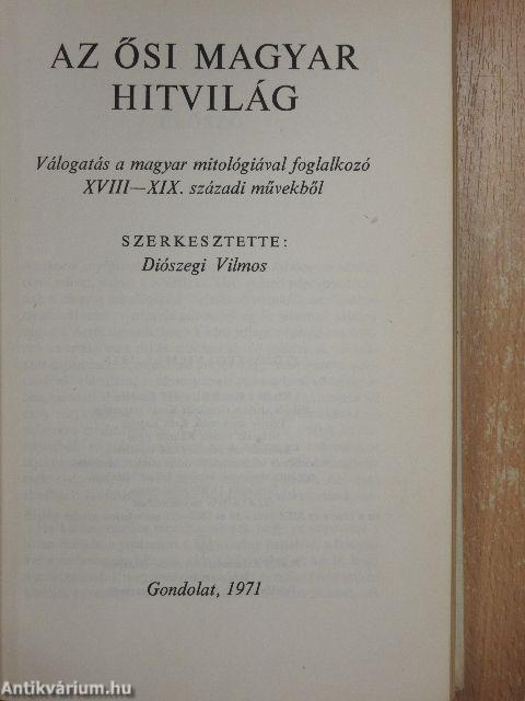 Az ősi magyar hitvilág