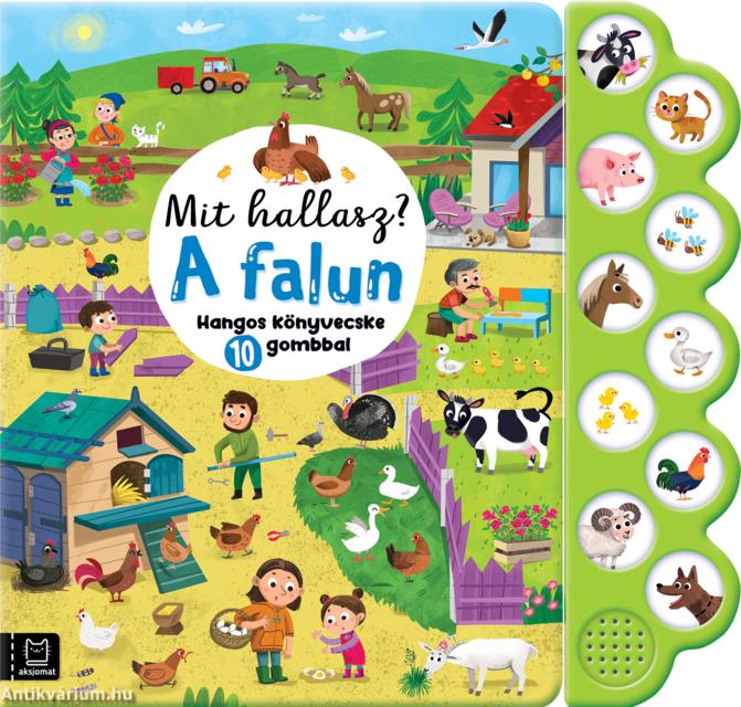 Mit hallasz? A falun. Hangos könyvecske 10 gombbal