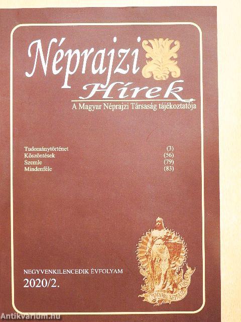 Néprajzi Hírek 2020/2.
