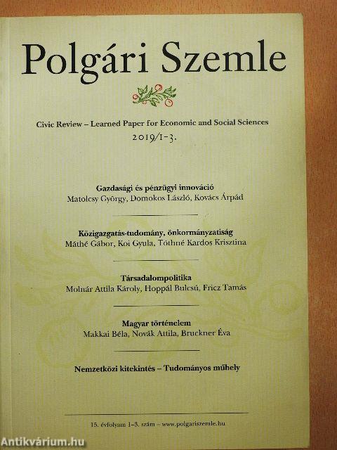 Polgári Szemle 2019/1-6.