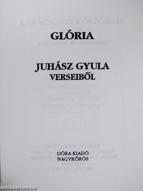 Glória (minikönyv)