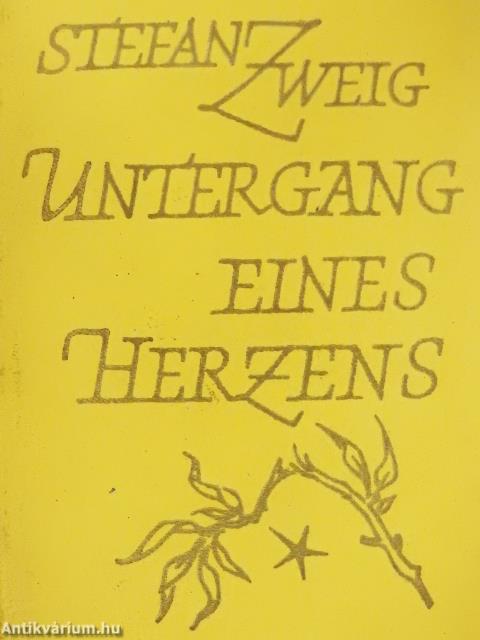 Untergang eines Herzens (minikönyv)