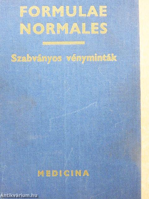 Formulae Normales V.