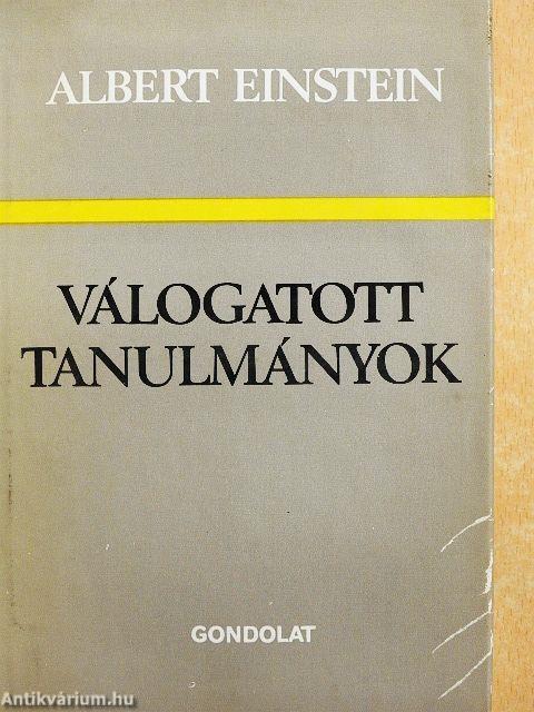 Válogatott tanulmányok