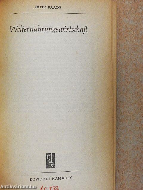 Welternährungswirtschaft