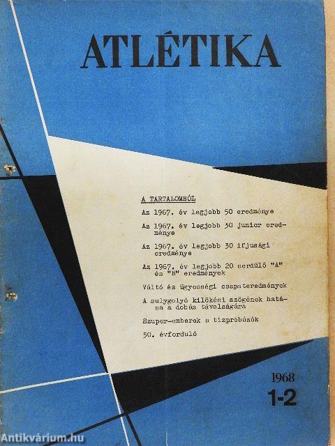 Atlétika 1968. január-december