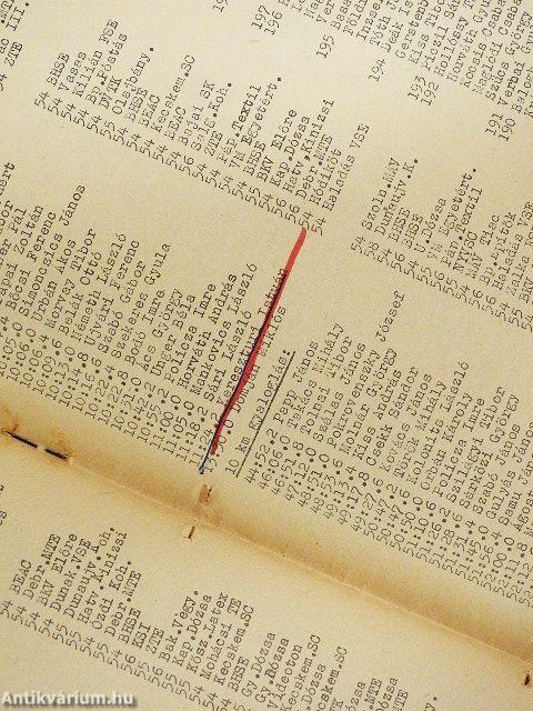 Atlétika 1974. január-december