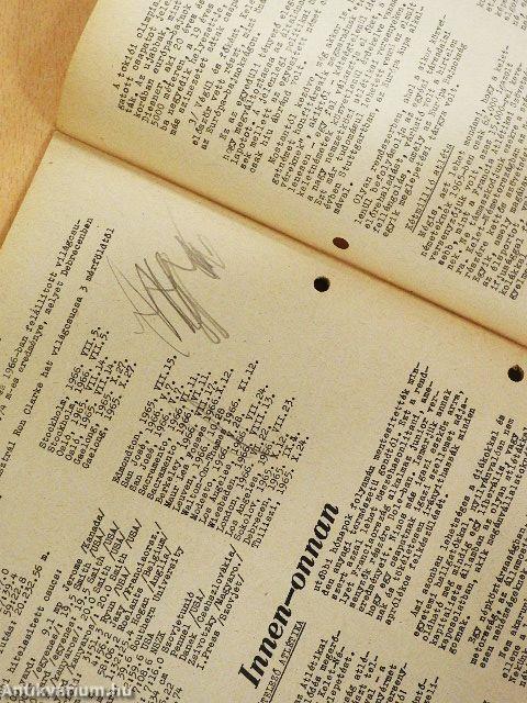 Atlétika 1967. január-december