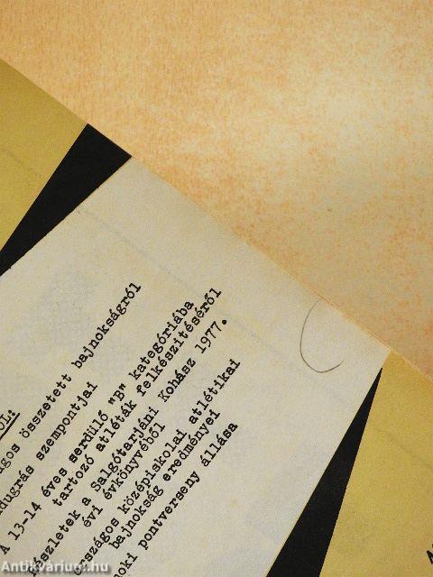 Atlétika 1978. (nem teljes évfolyam)