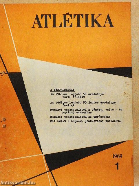 Atlétika 1969. január-december