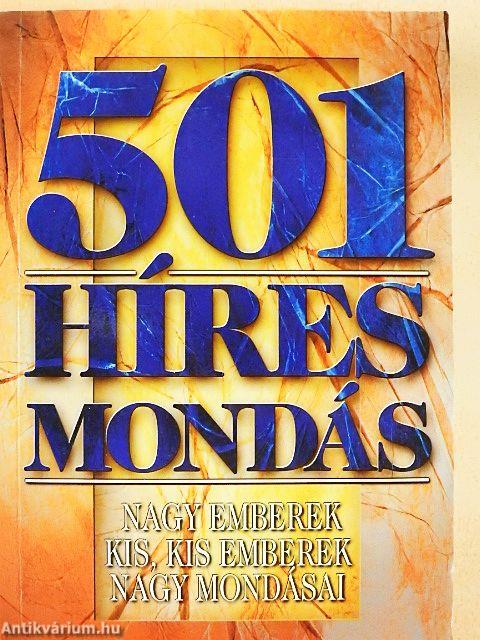 501 híres mondás