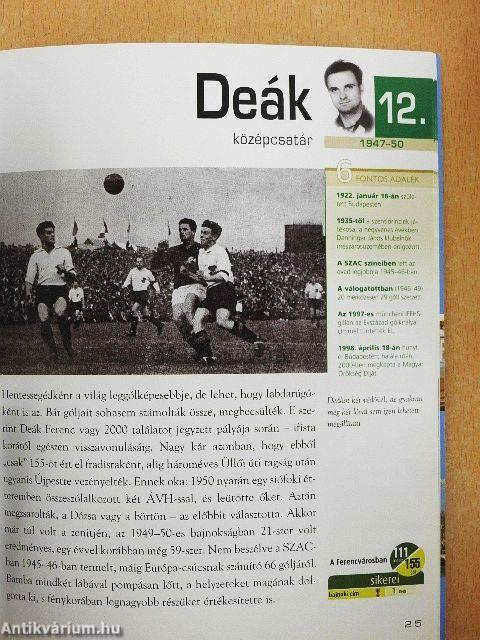 A Ferencváros legjobb 50 futballistája 