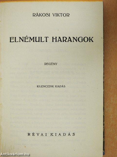 Elnémult harangok