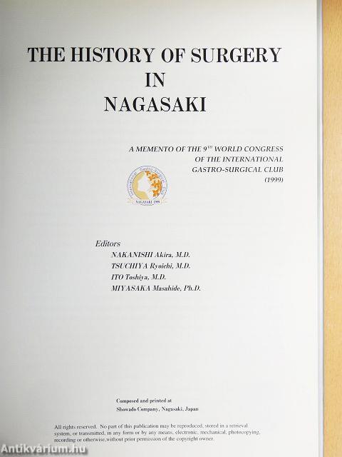 The History of Surgery in Nagasaki