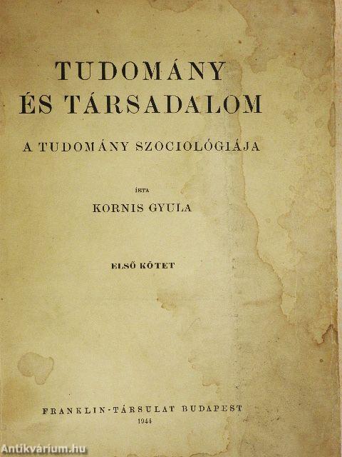 Tudomány és társadalom I-II.