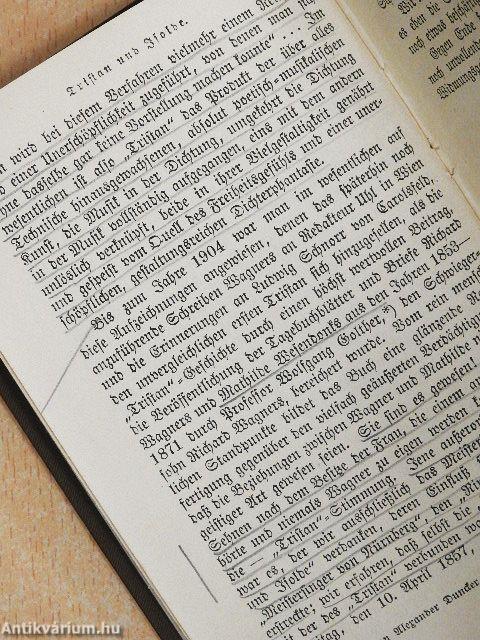 Tristan und Isolde: Handlung in drei Auszügen/Tristan und Isolde: Vollständiges Buch (gótbetűs)