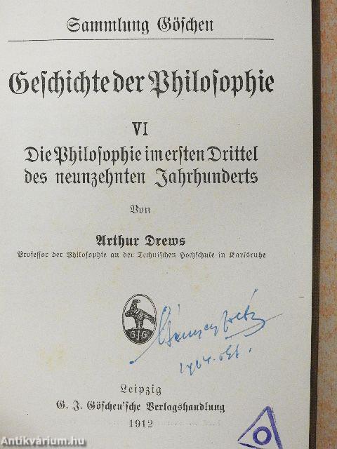 Geschichte der Philosophie VI-VII. (gótbetűs)