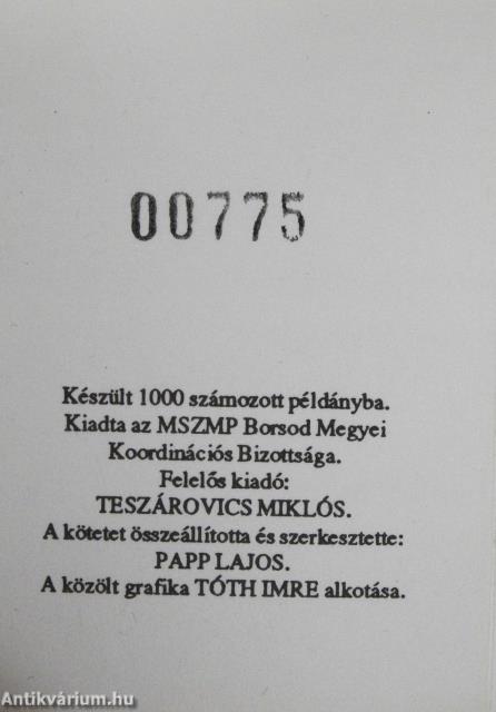 Hűség a néphez (minikönyv) (számozott)