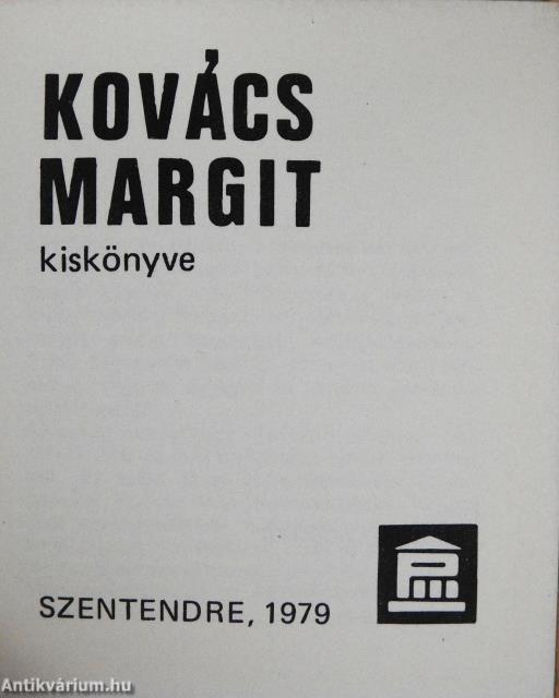 Kovács Margit kiskönyve (minikönyv)