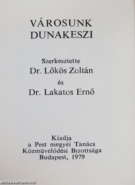 Városunk Dunakeszi (minikönyv)