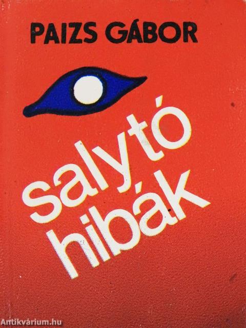 Salytó hibák (minikönyv) (számozott)