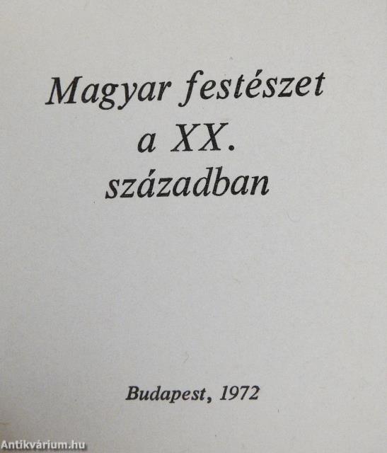 Magyar festészet a XX. században (minikönyv)