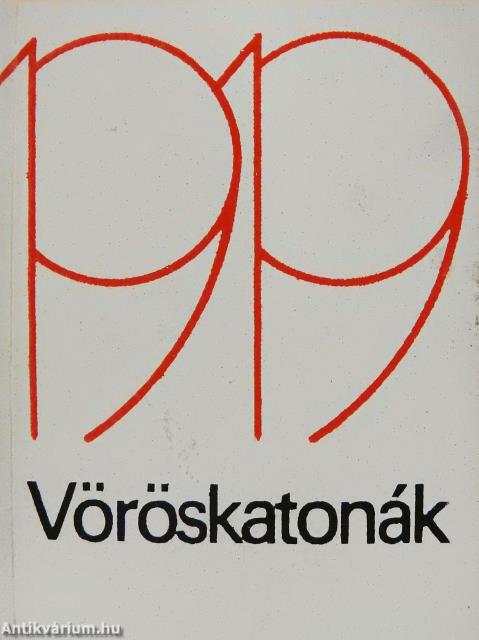Vöröskatonák 1919 (minikönyv) (számozott)