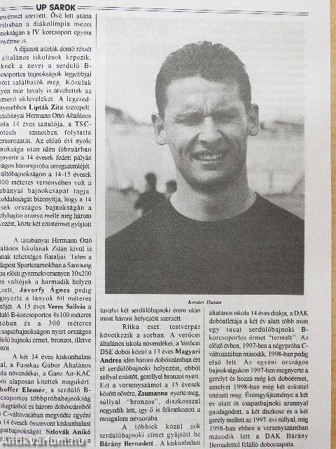 Atlétika 1999. (nem teljes évfolyam)