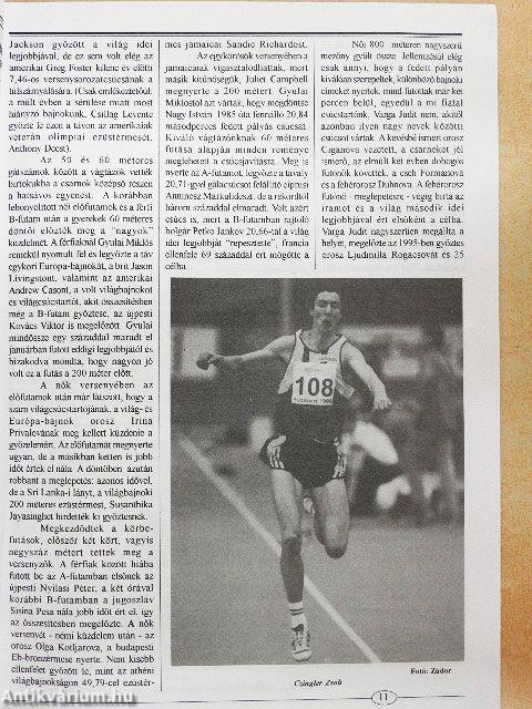 Atlétika 1999. (nem teljes évfolyam)