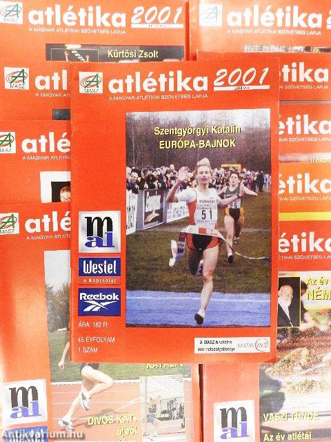 Atlétika 2001. január-december