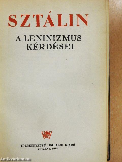 A leninizmus kérdései