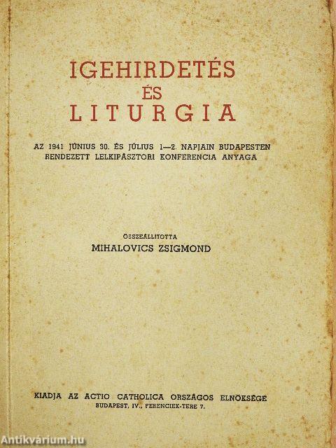 Igehirdetés és liturgia