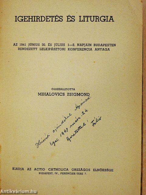 Igehirdetés és liturgia