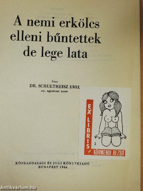 A nemi erkölcs elleni bűntettek de lege lata