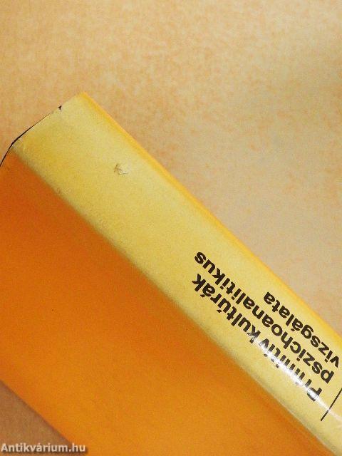 Primitív kultúrák pszichoanalitikus vizsgálata