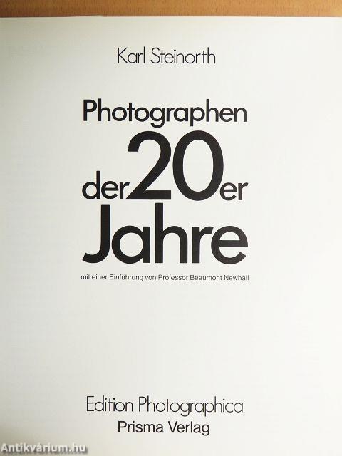 Photographen der 20er Jahre