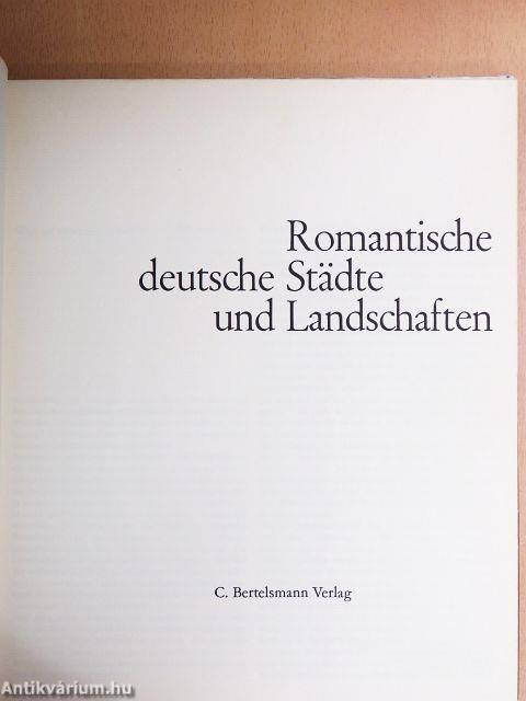 Romantische deutsche Städte und Landschaften