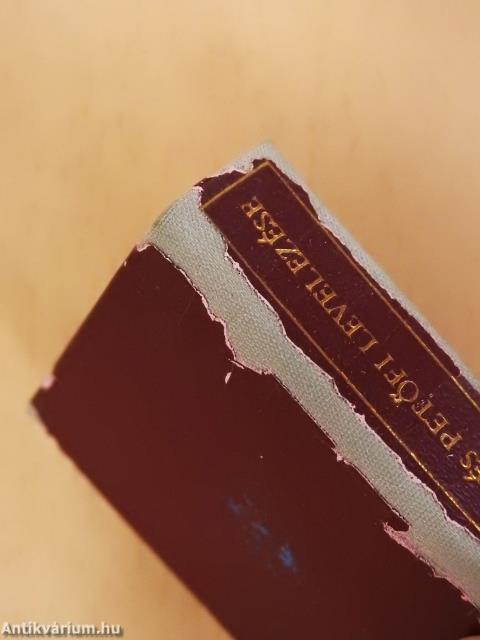 Arany János és Petőfi Sándor levelezése (minikönyv)