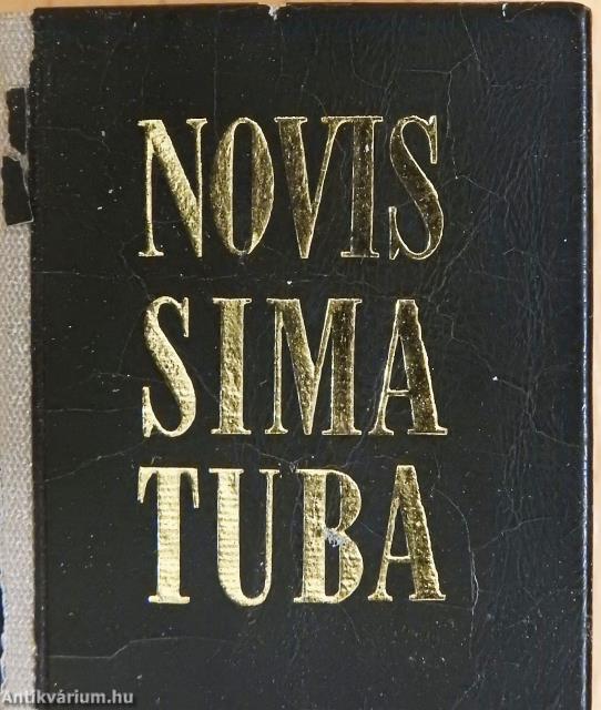 Novissima tuba azaz Ítéletre serkentő utolsó trombitaszó (minikönyv) (számozott)