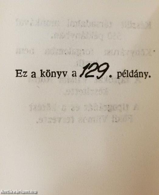 A peleskei nótárius (minikönyv) (számozott)