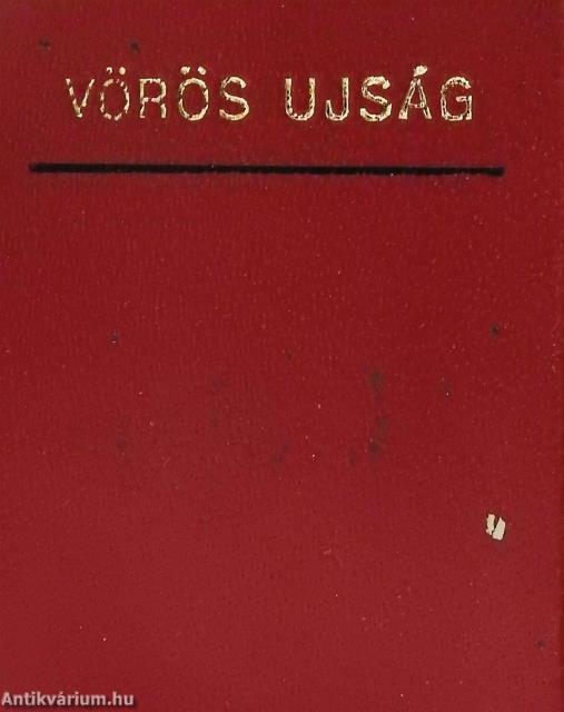 Vörös Ujság (minikönyv)