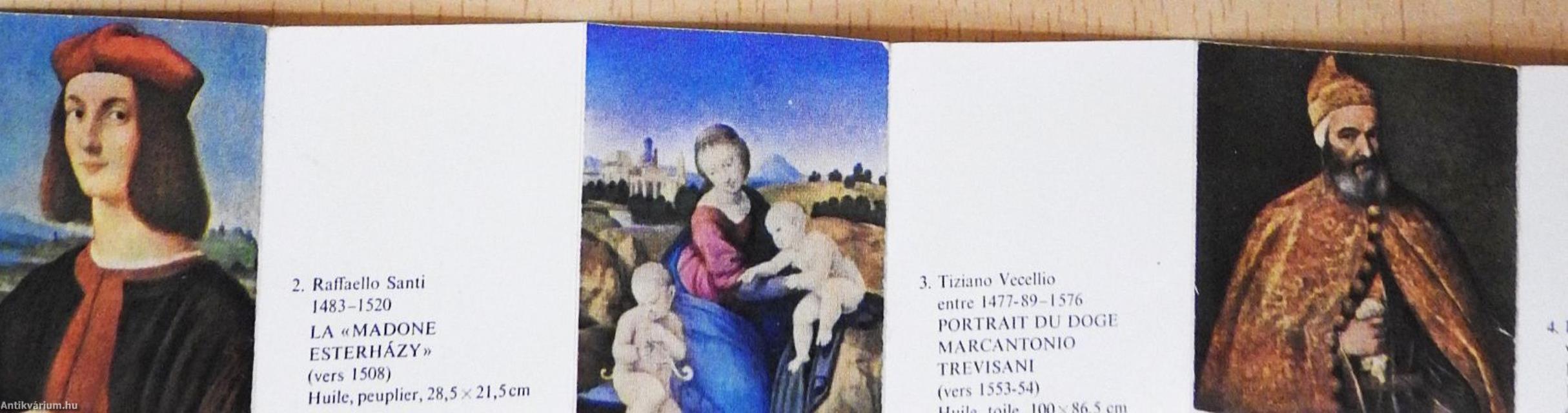 Petites images d'aprés grandes peintures illustres (minikönyv)