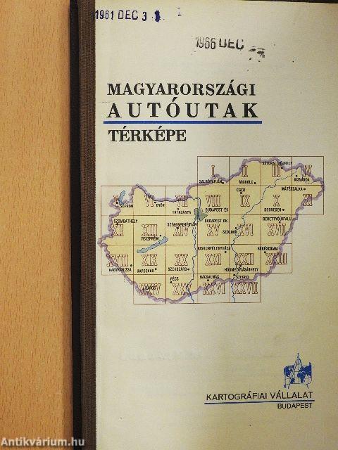 Magyarországi autóutak térképe